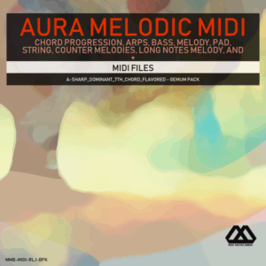 Aura - 4 Chords - 3 Notes-Chord - 16 Bars - A-sharp_Dominant_7th_Chord_Flavored - Gemum Pack