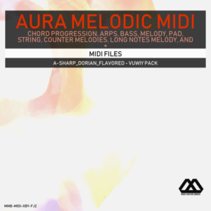 Aura - 4 Chords - 3 Notes-Chord - 16 Bars - A-sharp_Dorian_Flavored - Vuwiy Pack