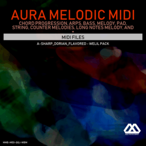 Aura - 4 Chords - 3 Notes-Chord - 16 Bars - A-sharp_Dorian_Flavored - Welil Pack