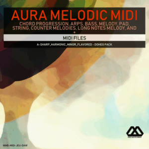 Aura - 4 Chords - 3 Notes-Chord - 16 Bars - A-sharp_Harmonic_Minor_Flavored - Doheg Pack