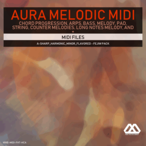 Aura - 4 Chords - 3 Notes-Chord - 16 Bars - A-sharp_Harmonic_Minor_Flavored - Fejiw Pack