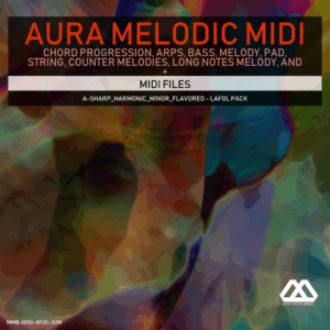 Aura - 4 Chords - 3 Notes-Chord - 16 Bars - A-sharp_Harmonic_Minor_Flavored - Lafol Pack