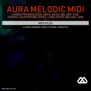 Aura - 4 Chords - 3 Notes-Chord - 16 Bars - A-sharp_Harmonic_Minor_Flavored - Nodiw Pack