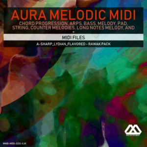 Aura - 4 Chords - 3 Notes-Chord - 16 Bars - A-sharp_Lydian_Flavored - Rawak Pack