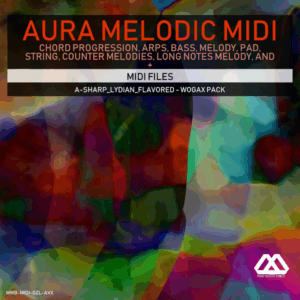 Aura - 4 Chords - 3 Notes-Chord - 16 Bars - A-sharp_Lydian_Flavored - Wogax Pack