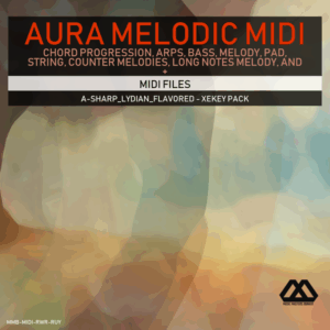 Aura - 4 Chords - 3 Notes-Chord - 16 Bars - A-sharp_Lydian_Flavored - Xekey Pack