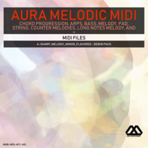 Aura - 4 Chords - 3 Notes-Chord - 16 Bars - A-sharp_Melodic_Minor_Flavored - Bebiw Pack