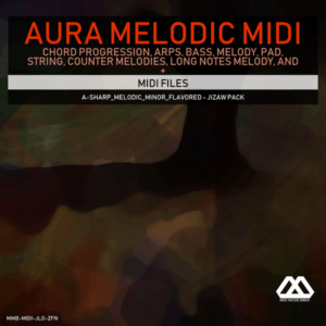Aura - 4 Chords - 3 Notes-Chord - 16 Bars - A-sharp_Melodic_Minor_Flavored - Jizaw Pack