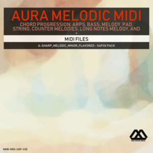 Aura - 4 Chords - 3 Notes-Chord - 16 Bars - A-sharp_Melodic_Minor_Flavored - Safox Pack