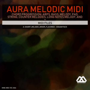 Aura - 4 Chords - 3 Notes-Chord - 16 Bars - A-sharp_Melodic_Minor_Flavored - Xogaw Pack