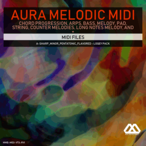 Aura - 4 Chords - 3 Notes-Chord - 16 Bars - A-sharp_Minor_Pentatonic_Flavored - Loqey Pack