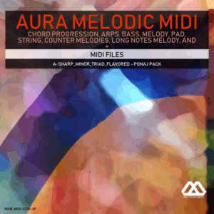 Aura - 4 Chords - 3 Notes-Chord - 16 Bars - A-sharp_Minor_Triad_Flavored - Ponaj Pack