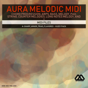 Aura - 4 Chords - 3 Notes-Chord - 16 Bars - A-sharp_Minor_Triad_Flavored - Vuzey Pack