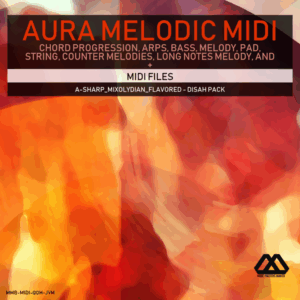 Aura - 4 Chords - 3 Notes-Chord - 16 Bars - A-sharp_Mixolydian_Flavored - Disah Pack
