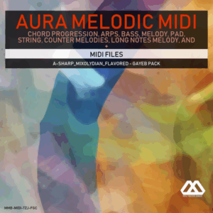 Aura - 4 Chords - 3 Notes-Chord - 16 Bars - A-sharp_Mixolydian_Flavored - Gayeb Pack