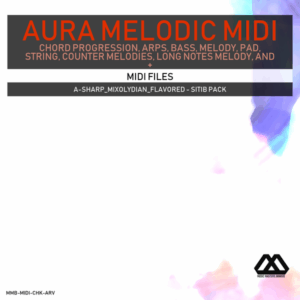 Aura - 4 Chords - 3 Notes-Chord - 16 Bars - A-sharp_Mixolydian_Flavored - Sitib Pack