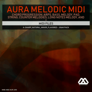 Aura - 4 Chords - 3 Notes-Chord - 16 Bars - A-sharp_Natural_Minor_Flavored - Jiqak Pack