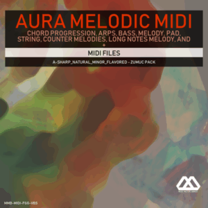 Aura - 4 Chords - 3 Notes-Chord - 16 Bars - A-sharp_Natural_Minor_Flavored - Zumuc Pack