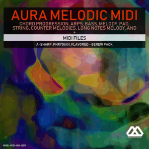 Aura - 4 Chords - 3 Notes-Chord - 16 Bars - A-sharp_Phrygian_Flavored - Gerew Pack