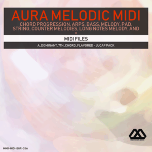 Aura - 4 Chords - 3 Notes-Chord - 16 Bars - A_Dominant_7th_Chord_Flavored - Jucap Pack