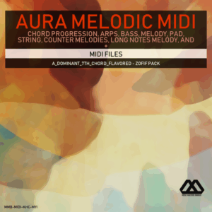 Aura - 4 Chords - 3 Notes-Chord - 16 Bars - A_Dominant_7th_Chord_Flavored - Zofif Pack