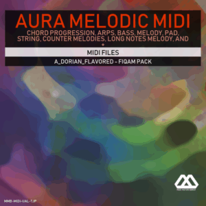 Aura - 4 Chords - 3 Notes-Chord - 16 Bars - A_Dorian_Flavored - Fiqam Pack