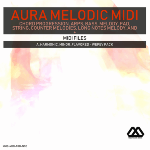 Aura - 4 Chords - 3 Notes-Chord - 16 Bars - A_Harmonic_Minor_Flavored - Wepev Pack