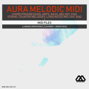 Aura - 4 Chords - 3 Notes-Chord - 16 Bars - A_Minor_Pentatonic_Flavored - Qiwov Pack