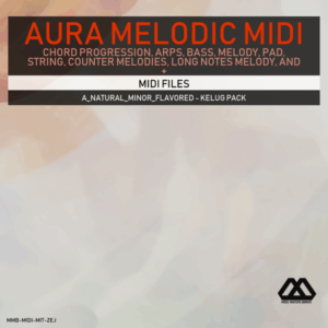 Aura - 4 Chords - 3 Notes-Chord - 16 Bars - A_Natural_Minor_Flavored - Kelug Pack