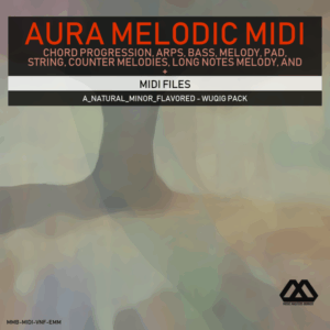 Aura - 4 Chords - 3 Notes-Chord - 16 Bars - A_Natural_Minor_Flavored - Wuqig Pack