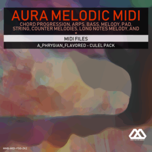 Aura - 4 Chords - 3 Notes-Chord - 16 Bars - A_Phrygian_Flavored - Culel Pack