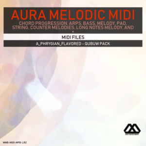 Aura - 4 Chords - 3 Notes-Chord - 16 Bars - A_Phrygian_Flavored - Qubuw Pack