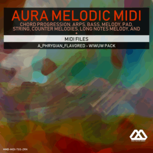 Aura - 4 Chords - 3 Notes-Chord - 16 Bars - A_Phrygian_Flavored - Wiwuw Pack