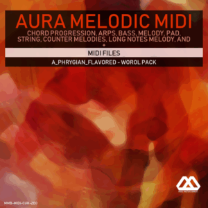 Aura - 4 Chords - 3 Notes-Chord - 16 Bars - A_Phrygian_Flavored - Worol Pack