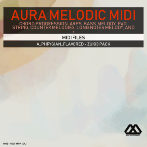 Aura - 4 Chords - 3 Notes-Chord - 16 Bars - A_Phrygian_Flavored - Zukib Pack