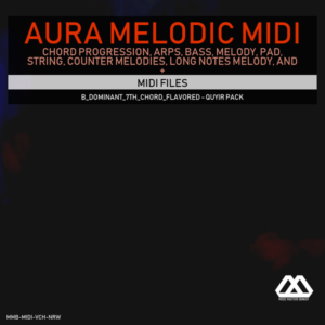 Aura - 4 Chords - 3 Notes-Chord - 16 Bars - B_Dominant_7th_Chord_Flavored - Quyir Pack