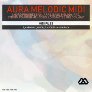 Aura - 4 Chords - 3 Notes-Chord - 16 Bars - B_Harmonic_Minor_Flavored - Cusih Pack