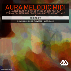 Aura - 4 Chords - 3 Notes-Chord - 16 Bars - B_Harmonic_Minor_Flavored - Nugek Pack