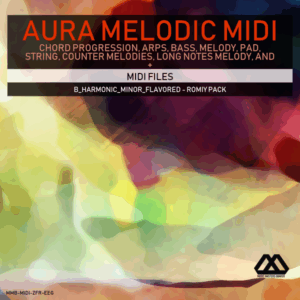 Aura - 4 Chords - 3 Notes-Chord - 16 Bars - B_Harmonic_Minor_Flavored - Romiy Pack