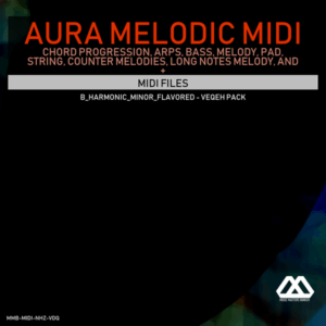 Aura - 4 Chords - 3 Notes-Chord - 16 Bars - B_Harmonic_Minor_Flavored - Veqeh Pack