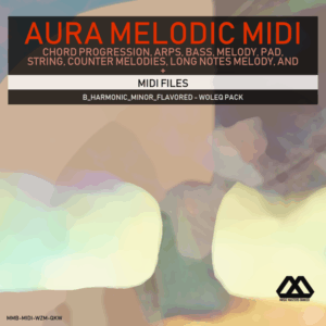 Aura - 4 Chords - 3 Notes-Chord - 16 Bars - B_Harmonic_Minor_Flavored - Woleq Pack