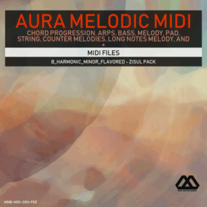 Aura - 4 Chords - 3 Notes-Chord - 16 Bars - B_Harmonic_Minor_Flavored - Zisul Pack