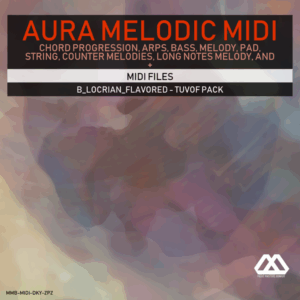 Aura - 4 Chords - 3 Notes-Chord - 16 Bars - B_Locrian_Flavored - Tuvof Pack