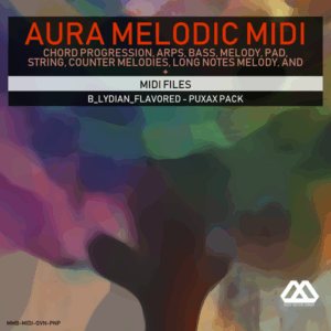 Aura - 4 Chords - 3 Notes-Chord - 16 Bars - B_Lydian_Flavored - Puxax Pack
