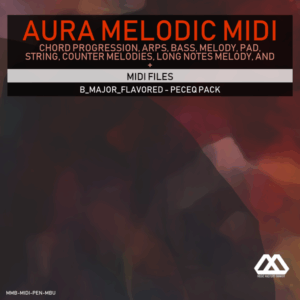 Aura - 4 Chords - 3 Notes-Chord - 16 Bars - B_Major_Flavored - Peceq Pack