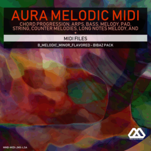 Aura - 4 Chords - 3 Notes-Chord - 16 Bars - B_Melodic_Minor_Flavored - Bibaz Pack