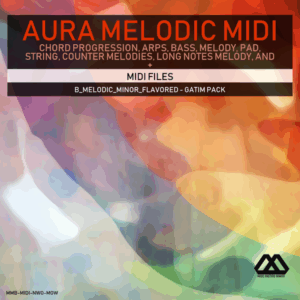 Aura - 4 Chords - 3 Notes-Chord - 16 Bars - B_Melodic_Minor_Flavored - Gatim Pack