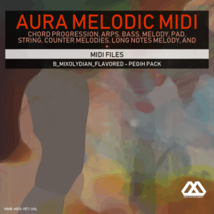 Aura - 4 Chords - 3 Notes-Chord - 16 Bars - B_Mixolydian_Flavored - Pegih Pack