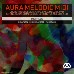 Aura - 4 Chords - 3 Notes-Chord - 16 Bars - B_Natural_Minor_Flavored - Yukic Pack