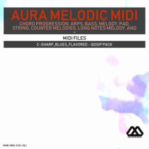 Aura - 4 Chords - 3 Notes-Chord - 16 Bars - C-sharp_Blues_Flavored - Qosip Pack